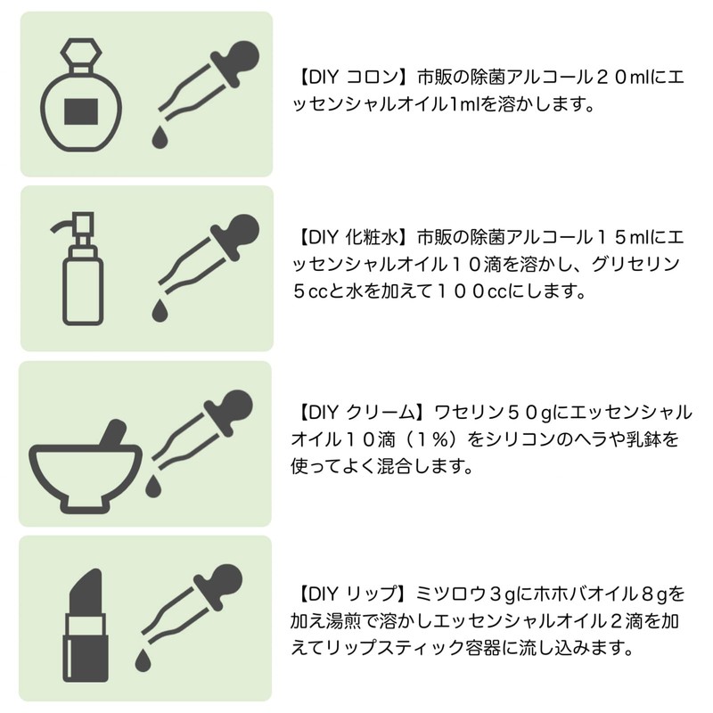 Pure Essential Oil D Set, 100% Pure Essential Oil, 0.3