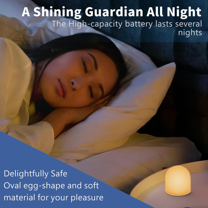 Novelty Place Color Changing Mini Nightlight, Multicolor LED Mood Lighting
