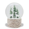 Christmas Snow Globe | Hut Magic Two Deer Christmas Tree
