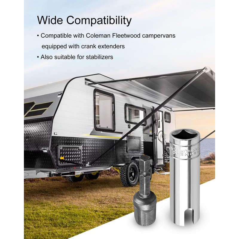 Camper Crank Handle Drill Bit Kit Fits for Coleman Fleetwood