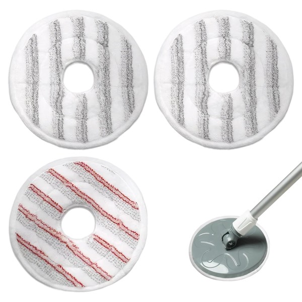 GMHLLES 2 Pieces Spin Mop Head Replacement Compatible with Vileda,