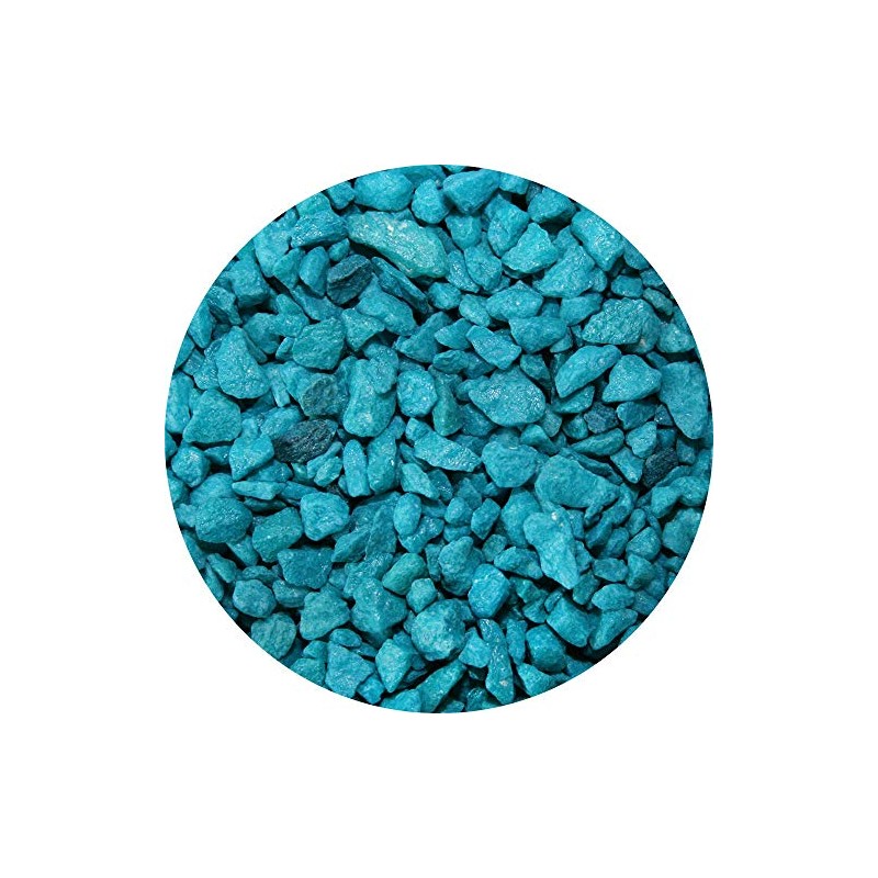 Spectrastone Special Turquoise Aquarium Gravel for Freshwater Aquariums, 5-Pound Bag