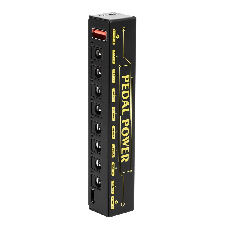Guitar Pedal Power Supply 8 Way Isolated Low Noise Effect