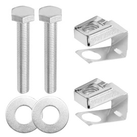 MDEOOSKY 55366000AA 2Pcs Exhaust Manifold Flange Bolts U Nuts Hardware Kit, Replacement for Dodge Ram 1500 2500 3500 4500 5500, Replaces 03442 6035470AS 6036684AA