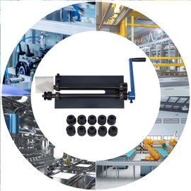 LIAPDG Steel Manual Bead Roller, Detachable Sheet Metal Bender Bead Roller Tool Tubing Roller Sheet Roller Machine for Vehicle Floor Pans, Trunk Pans with Allen Key Model RM12
