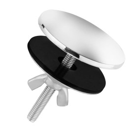 Tap Hole Cover, 5 cm, Stainless Steel Sink Tap Hole Cover, Kitchen Hole Cover, Sink, Leak-proof Tap Hole Plug, Suitable for Sink Hole Plugs for Home, Kitchen and Bathroom, Silver