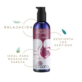 2 Pack Aceites para Masaje Vainilla, Sándalo e Ylang Ylang + Lavanda | CONVIERTE TU CASA EN UN SPA Y VIVE UNA EXPERIENCIA DE MASAJE con ACEITES ESENCIALES | Aromaterapia 90ml | Árbora