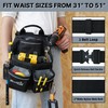 MELOTOUGH Electrician Tool Pouch with Belt,Tool Bag,Tool Pouch with Belt