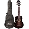 Luna Art Vintage Soprano Ukulele with Gigbag - Distressed Vintage