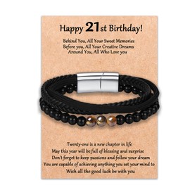 Shine River 21st Birthday Gifts for Men, 21st Birthday Gifts Him, 21st Birthday Gift Ideas for 21 Year Old Male, 21st Birthday Presents for Him Men 21 Year Old Boy Birthday Gifts