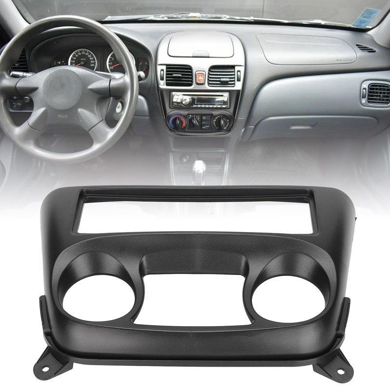 1DIN Car Stereo Radio Fascia ABS Wearproof Navigation Trim Replacement