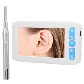 Ear Cleaning Endoscope Camera 4.3 Inch IPS 720P High Definition 6LED Waterproof Visual Otoscope Ear Inspection Tool