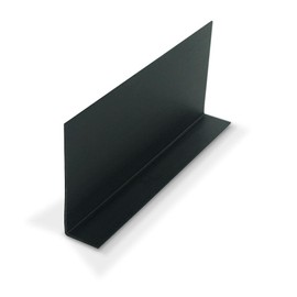 Outwater Plastics 1922-Bk Black 1'' X 3'' X 1/16'' Thick Styrene Angle Plastic Angle Moulding 46 Inch Lengths (Pack of 3)
