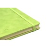Silvine A5 Executive Soft Feel Notebook Green. 160 Pages (80