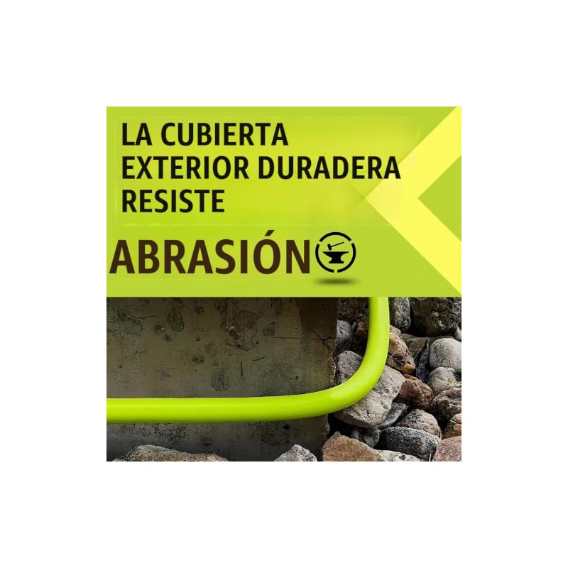 Flexzilla - Manguera de jardín con empuñadura giratoria, Verde (ZillaGreen