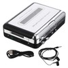 Operitacx High Fidelity Portable USB Cassette Tape Converter Compact Music
