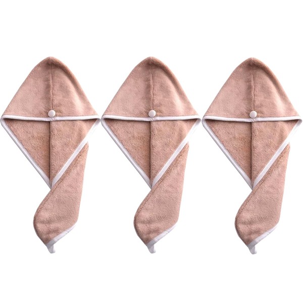 Microfibre Hair Towels Wrap Hair Turban Towel Drying Towel Super