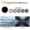 K&F Concept 49mm 1/4 Black-Mist & Variable ND2-32 Filters, Multi-functional