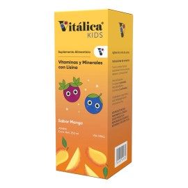 Vitalica Kids Suplemento Alimenticio Jarabe 250 Ml