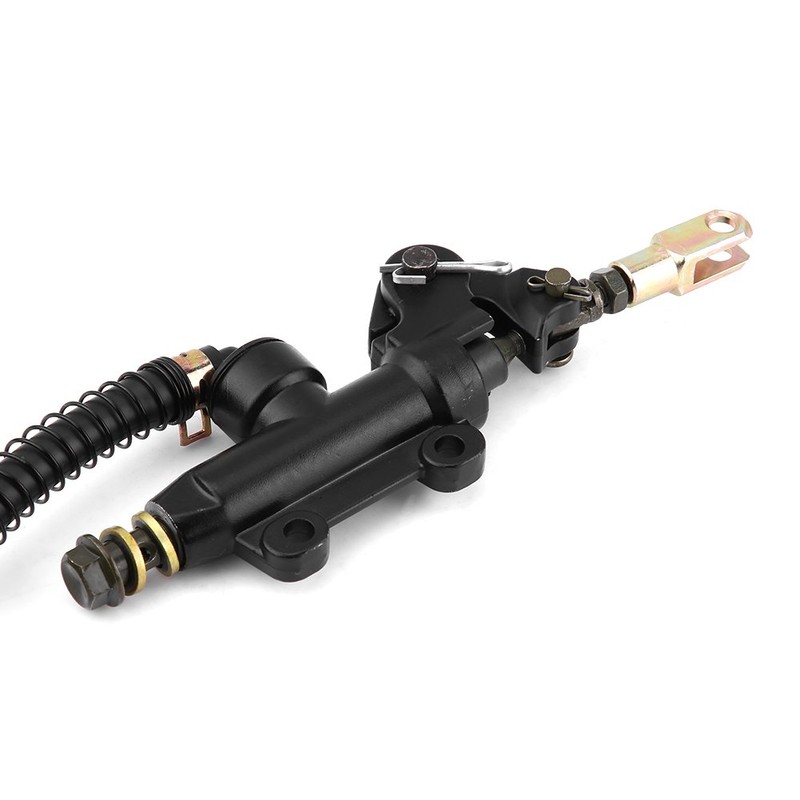 Keenso Rear Brake Master Cylinder, Motorcycle Rear Brake Hydraulic Master