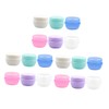 Ipetboom 18pcs Refillable Cream Jars for Travel Portable Multi Cosmetic