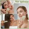 Geiserailie 2 Pieces Jade Combs Massage Stone Hair Comb Guasha