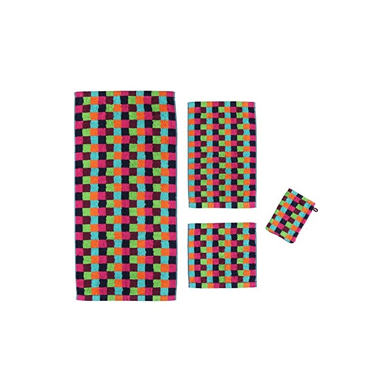 Cawö Handtuchserie Lifestyle Karo Multicolor Gästetuch 30x50 cm