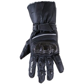Richa Ravine Sports Race Carbon Fibre Motorcycle Gloves Black (XL)