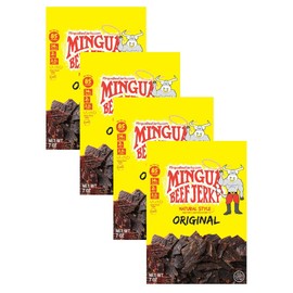Mild Mingua Beef Jerky - Four (4) Bags 7 oz Each