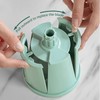 BSFRNF 5 In 1 Rotary Cheese Grater Vegetable Slicer for