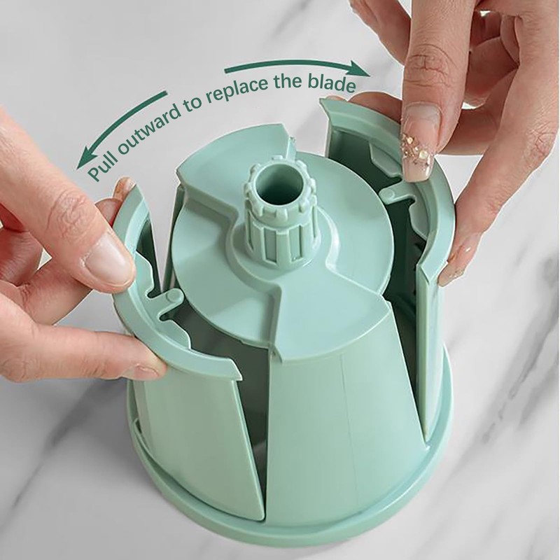 BSFRNF 5 In 1 Rotary Cheese Grater Vegetable Slicer for