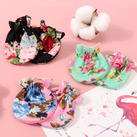 DRESHOW BQUBO Newborn Infant Toddler Mittens Cotton Elastic Wrist Gloves Hypoallergenic for 0-6 Months Baby Boys Girls