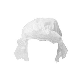 By Robelli Maid White Cap Victorian Hat Fancy Dress one Size