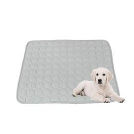 VerdeRoot Pet Cooling Mat – Soft, Breathable Cooling Fabric, Temperature-Regulating Dog & Cat Cooling Pad, Washable, Non-Toxic, Ideal for Summer Heat Relief (S)