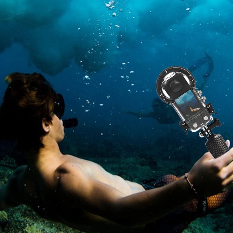 UKATOF Insta360 X3 Waterproof Case, 700% Submersible Dive Bug Protection