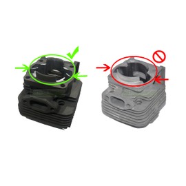 44mm Cylinder & Piston (New Type) Compatible with Internet/Hardware Store/Import Brushcutter