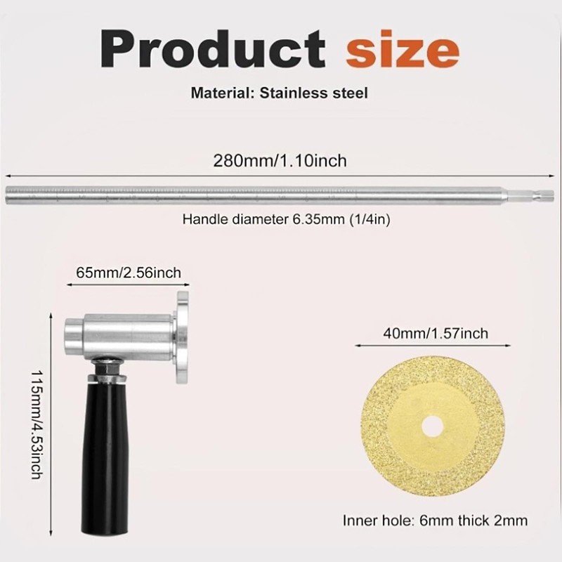 PVC Inside Pipe Inside Cutter Set, Stainless Steel Internal Pipe