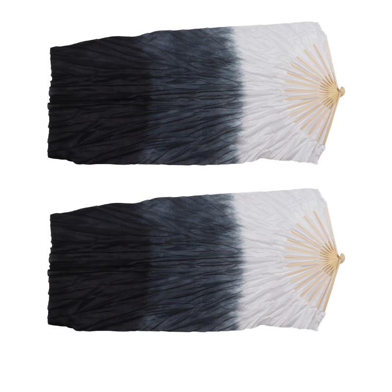 1 Pair Long Dance Fan Soft Beautiful Classical Dancing Fan