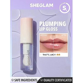 SHEGLAM Plumping Lip Gloss Brillo de Labios Voluminizador Hot (That's Juicy)