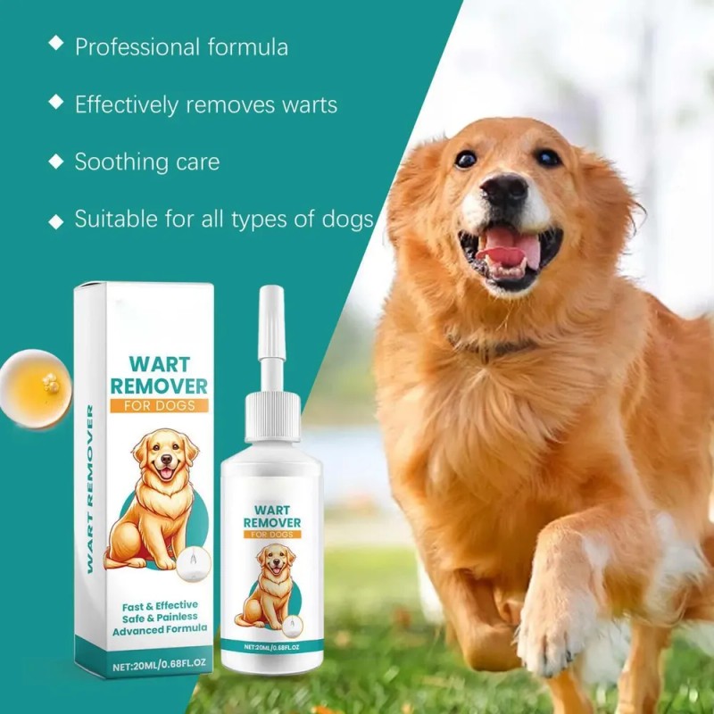 Corrector De Verrugas De Perro 20ml, Rápido Y Eficaz