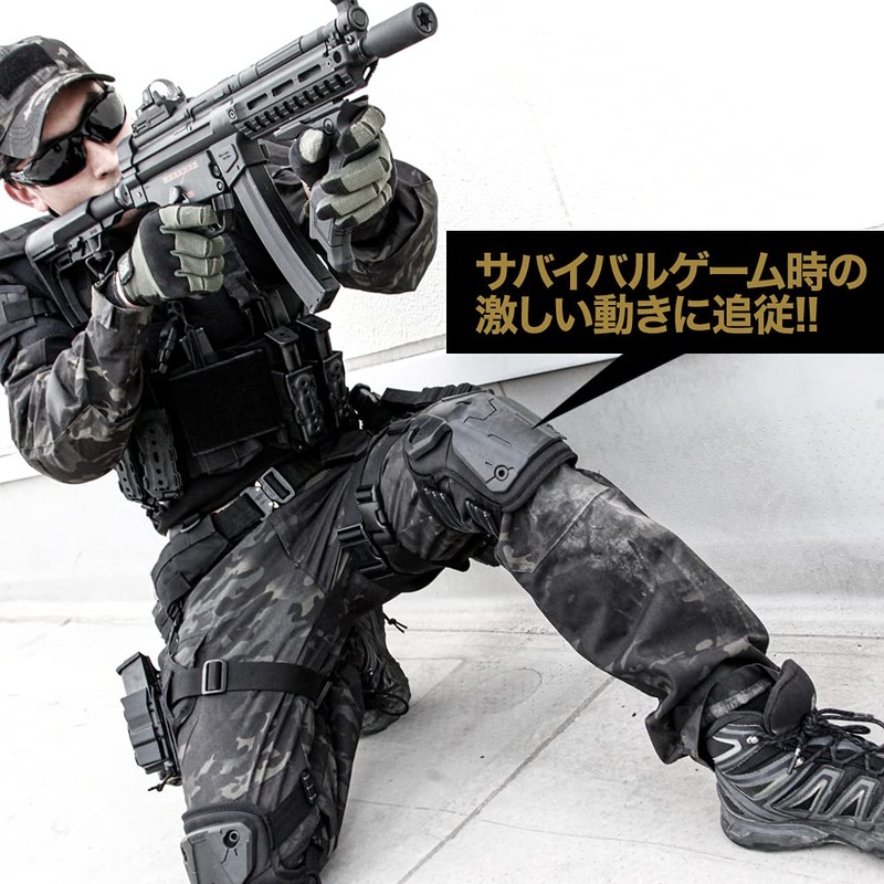 LayLax Knee Pads for Survival Games, Easy to Put on