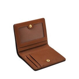 Fossil Women's Logan Bi-Fold Wallet, Brown, brown