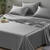 LINENWALAS King Flat Sheet Only - Rayon Derived from Bamboo