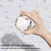 Clear Cut Crystal Suncatcher Ball Prisms Glass Sphere Faceted Gazing