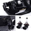PIT66 Front Bumper Fog Lights Compatible with 2009-2012 Dodge Ram