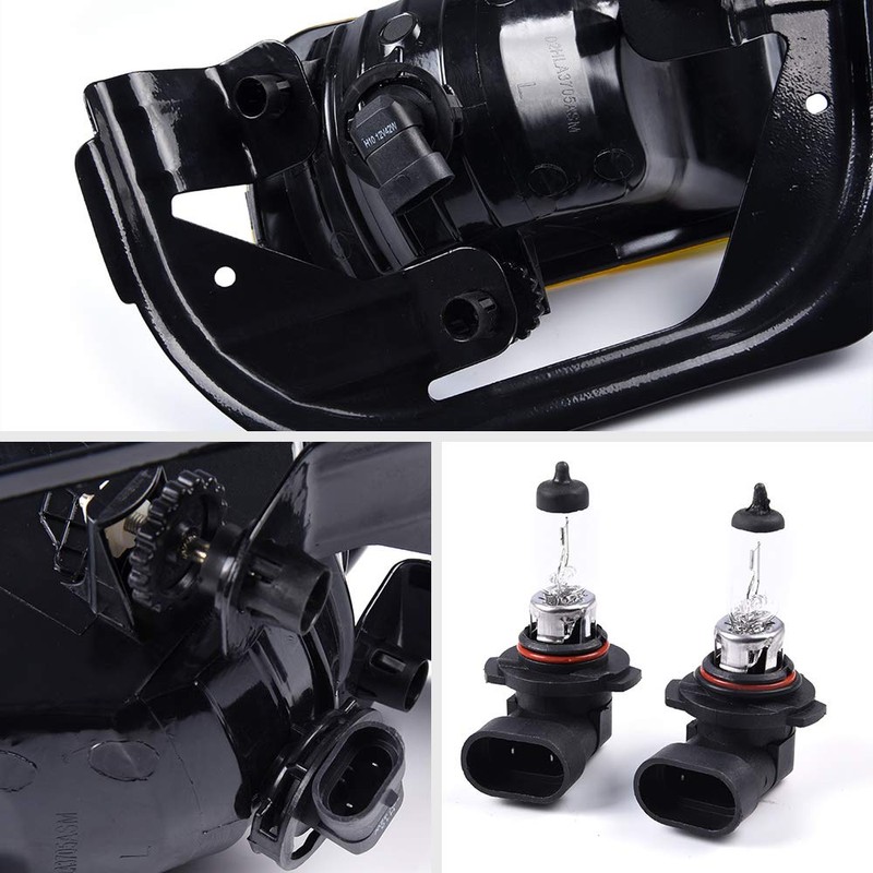 PIT66 Front Bumper Fog Lights Compatible with 2009-2012 Dodge Ram