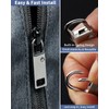 Zipper Pull Replacement 32 Pack, Universal Replacement Zipper Pull Kit,