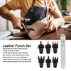 Leather Punch Set Carbon Steel Leather Hole Punch DIY Leather