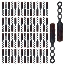Hyuetrsa 60 Pack Bulk Hair Brushes for Homeless,Black Hairbrush Detangling Brush Vent Hairbrush Comb Hair Brush for Curly Hair Suitable for Homeless,Shelter,Hotel,Nursing Home,Charity Church