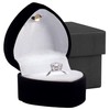 Noble Heart Ring Box with Light - Unique LED Engagement